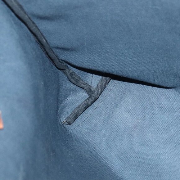 GUCCI Micro GG Canvas Hand Bag PVC Leather Black Brown Auth ep6684 - Picture 13 of 16